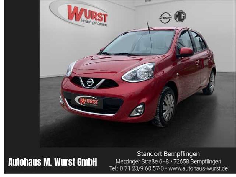 Nissan Micra Acenta 1.2 SHZ Tempomat SHZ Allwetter Scheckheftgepflegt Bluetooth