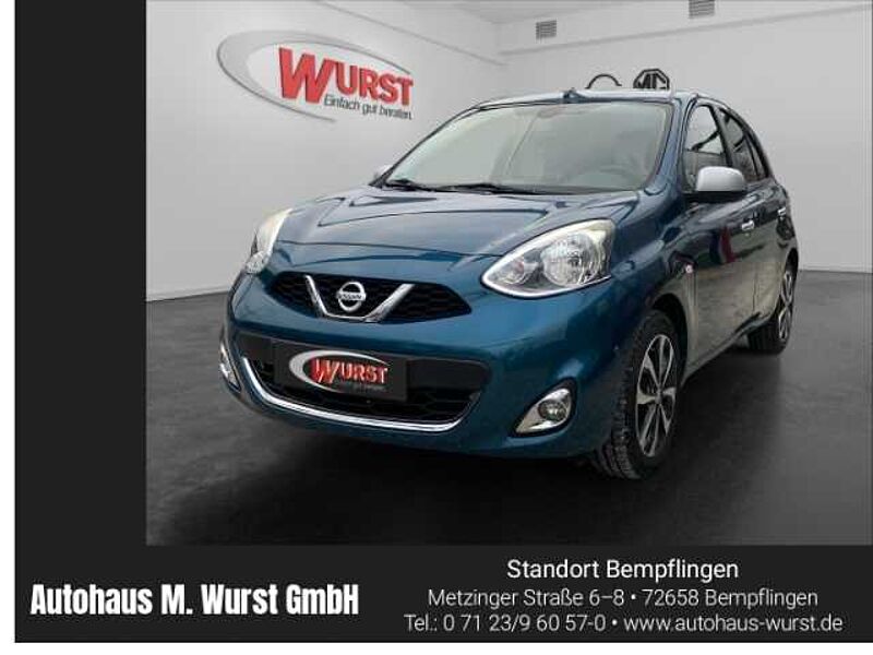 Nissan Micra N-Tec 1.2 Navi SHZ PDC Tempomat Bluetooth 8-Fach Bereift